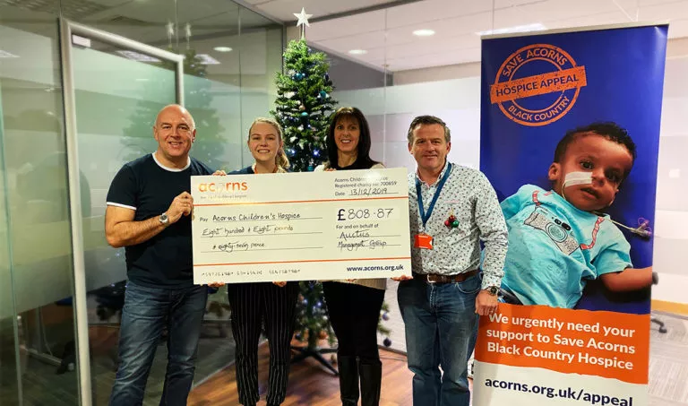AMG Support Acorns Childrens Hospice Press Release