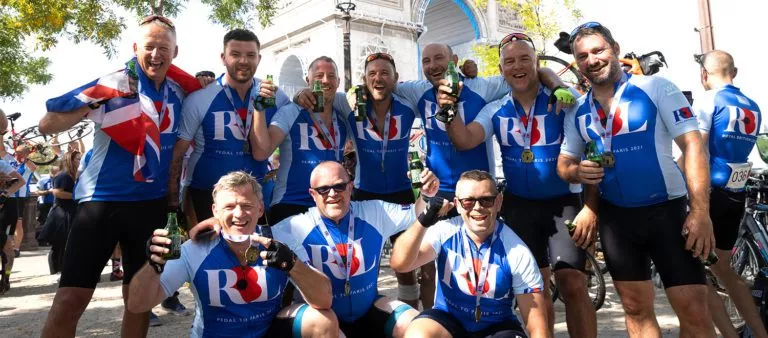 Team Auctus Complete Pedal To Paris 2021