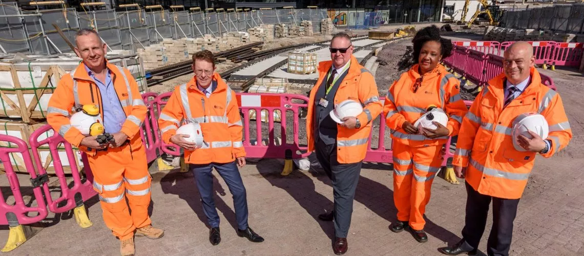 First Track Installed For Wolverhampton City Centre Metro Extension Press Release